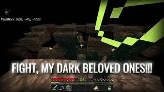 Warden and cave dweller battle. #minecraft #survivalminecraft  #minecraftwarden  #gaming #horror