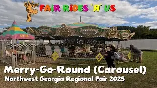 Merry-Go-Round (Carousel) On-Ride POV - Northwest Georgia Regional Fair 2025