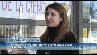 Els alumnes de l'escola L'Olivera d'introdueixen al món de la ciència
