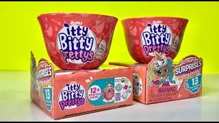 Itty Bitty Prettys Tea Party Surprise UNBOXING Tea cups. Slime, dolls, and more