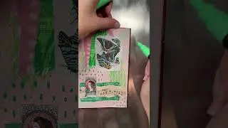 Butterfly Art Journal Page Process Video #artjournalpages #artjournaling #junkjournaling #collage