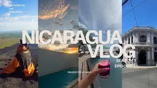 NICARAGUA VLOG | ACTIVE VOLCANO SLIDE | PARTYING | FOOD + MORE