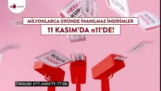 Milyonlarca &uuml;r&uuml;nde inanılmaz indirimler 11 Kasım'da n11'de! #n11yıkılıyooo