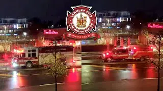 Langley City Fire Engine & NEW Squad 1 Responding