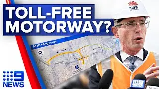 Big perk for commuters as Sydney motorway construction begins | 9 News Australia