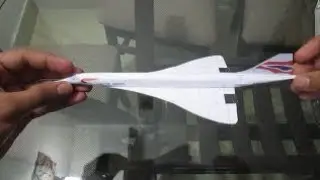 How to make a Concorde Model Airplane