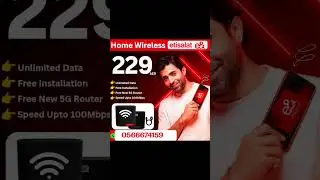 Home Wireless WiFi Etisalat Shops and Warehouses Internet Service in Dubai #5g_internet