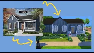 Blue House Speed Build | Sims 4
