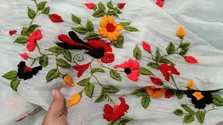Handwork dress design | phulkari dress in Bangladesh | black colour dress design | hater kaj