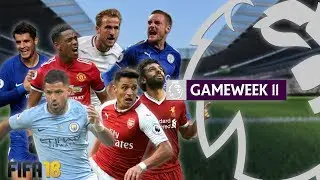 Man City vs Arsenal | FIFA 18 Premier League - Gameweek 11 Highlights