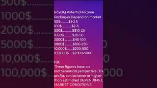 How much can I earn with royal q trading bot