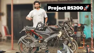 Finally Pulsar RS200 Ka Project Shuru ho gya🚀