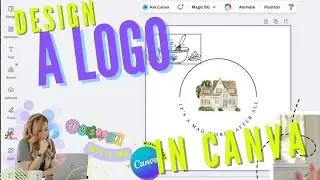 How to Make a logo in Canva using Design Elements