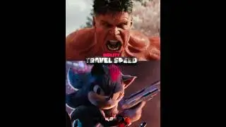 Red Hulk vs Shadow |#shorts #mcu #sonic