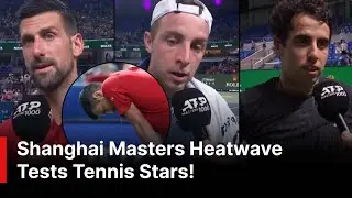 WATCH Players Struggle in Extreme Heat and Humidity at Shanghai Masters 2025 | AD1Z