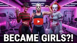 Horror Icons took Steroids... and became FIT CHICKS?! 😂 (Side Effects)