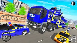 Grand Police Vehicles Transport Truck - Android GamePlay