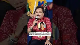 TMKOC Maker, Asit Kumar Modi Reacts To Dayaben&rsquo;s Comeback#asitmodi #dayaben #dishavakani #tmkoc