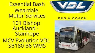 Essential Bash - Weardale Motor Services 101 - B6 WMS