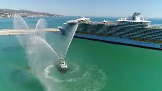 Presentación mundial 'Symphony of the Seas'. Puerto de Málaga