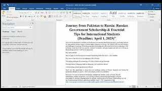 Russian Government Scholarship