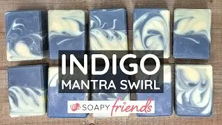 Мастер-класс по созданию мыла Mantra Swirl | Мыло холодного способа &laquo;Индиго и лаванда&raquo;