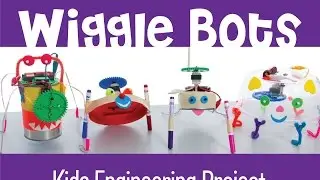 Wiggle Bots | Scribbling, Doodling, Drawing Robot | Kids' Engineering Activity