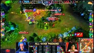 NA VS Korea LCL Madlife Thresh King LoL Shanghai Allstars 2013