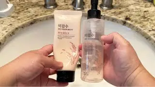 The Face Shop Rice Water Facial Cleansing Oil and Foam Cleanser - REVIEW