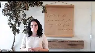 Styling A Simple Fall Mantel Using A Scroll