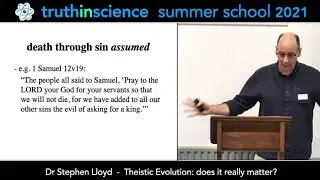 Theistic evolution: does it really matter?