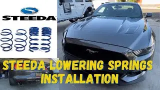 2015-2022 Ford Mustang - How to install Steeda Progressive lowering Spring (Front)