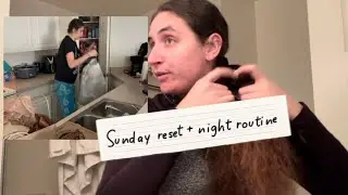 Sunday reset + night routine  #fypviralシ #grwm #nightroutine #sunday 