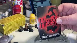 Hobby time.  With special guest star Azaroth the Fallen One