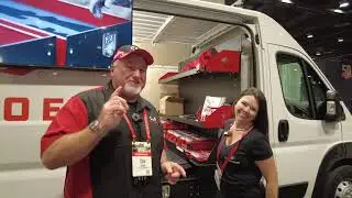 Cargo Ease Drawers & Bed Slides for Cargo Vans review by Jordin & Chris at Keystone Big Show Part 2