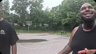 First Time Playing Basketball.