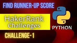 Find Runner-Up Score | HackerRank solutions 2
