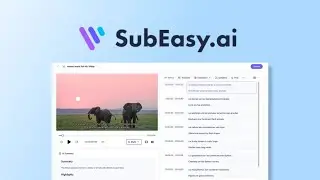 SubEasy: Accurate AI-driven transcription & translation with perfect timing and seamless formatting.