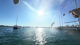 Fishing off the Fishpro in Lake Worth Lagoon