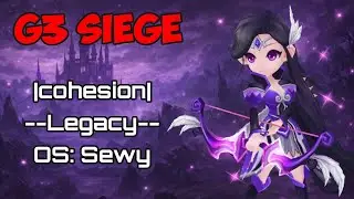 G3 siege |cohesion| vs OS: Sewy vs --Legacy-- | summonerswar