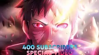 400 Subscribers Special Video Thank You Everyone | Naruto | Boruto |