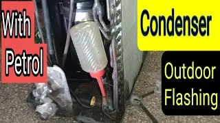 How To Split Ac Condenser Flashing (-Urdu/Hindi)-By Izhar Khan