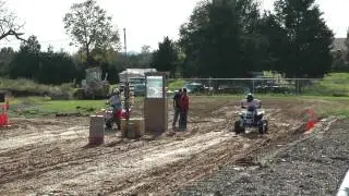 Go Broke Racing - October 16, 2011 - My Honda TRX450R vs. My Dad's TRX450R - HD