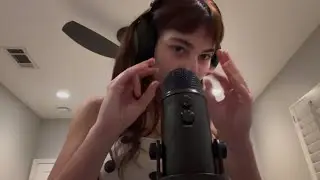 Background asmr! (Hand sounds, hand movements and some mouth sounds)