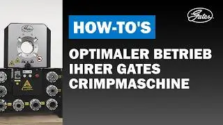 Gates Werkstattmachinen Funktionsweise Tutorial
