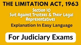 Section 10, Limitation Act, 1963 | Judiciary