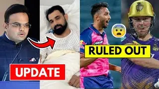 Big Update On Mohommad Shami Injury | Prashidh Krishna and Jason Roy Ruled Out | Cricket News |