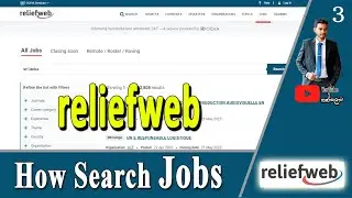 ReliefWeb / How Search Jobs /Sri Lanka/ EP 3