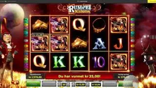 Big Win on Rumpel Wildspins from Novomatic, won on Unibet