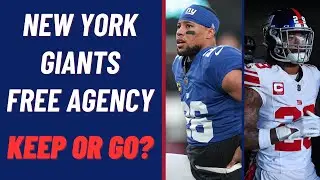 New York Giants 2024 Free Agents KEEP or GO?